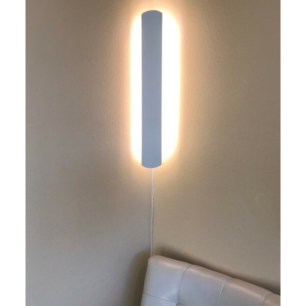 white plug in wall lights